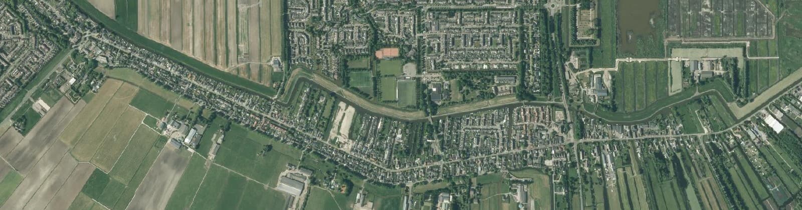 Luchtfoto van Wilnis Dorp