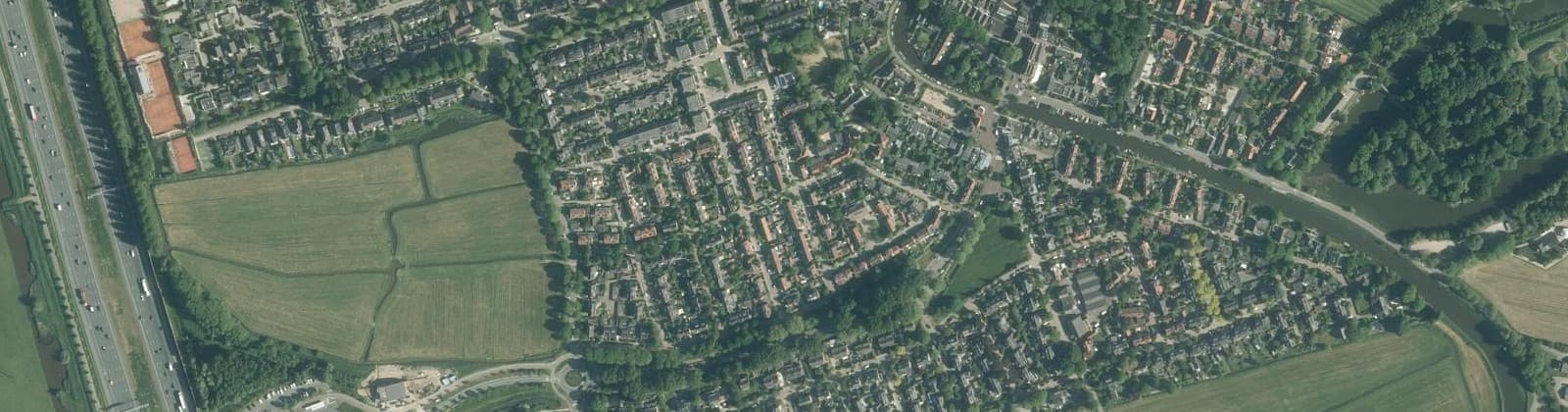 Luchtfoto van Abcoude-Zuidwest
