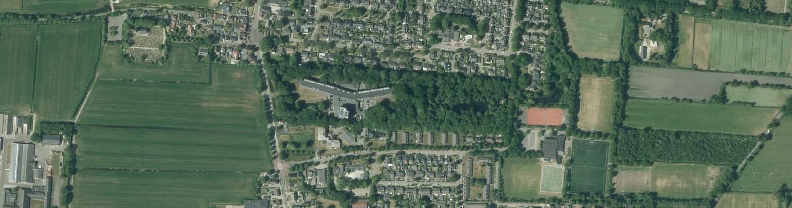 Luchtfoto van Oentsjerk
