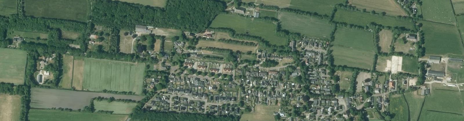 Luchtfoto van Mûnein