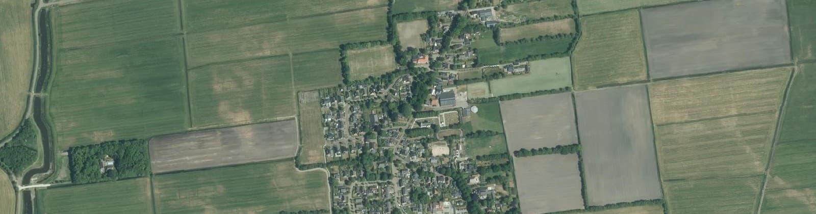 Luchtfoto van Suwâld