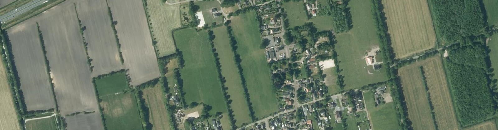 Luchtfoto van Noordburgum