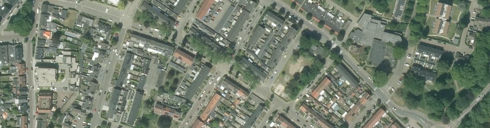 Luchtfoto van Oude Bloemenbuurt