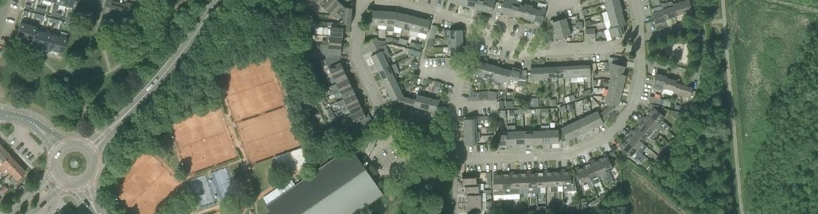 Luchtfoto van Paddenstoelenbuurt
