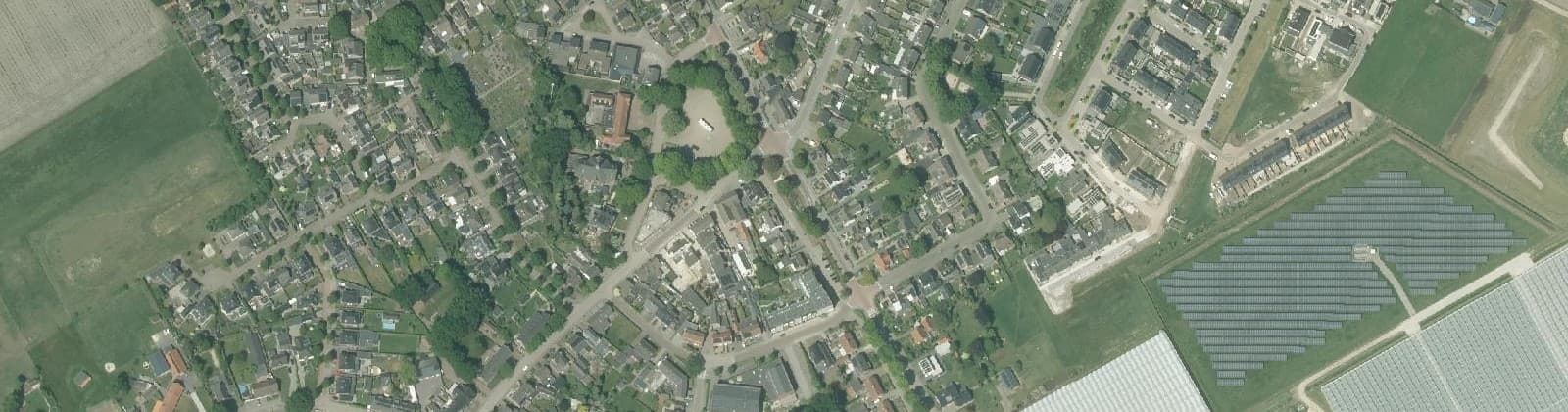 Luchtfoto van Heusden centrum