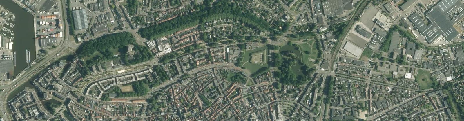 Luchtfoto van Vestinggronden-Noord