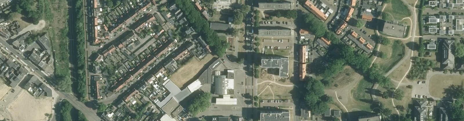 Luchtfoto van Warande-West