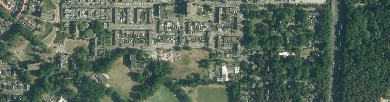 Luchtfoto van Warande-Oost