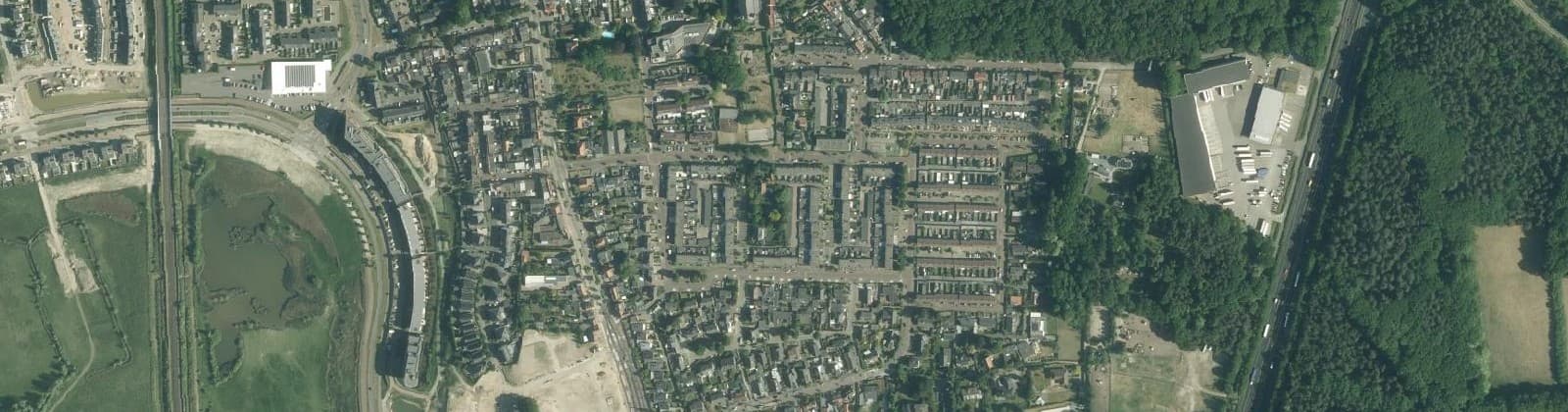 Luchtfoto van Nieuw Borgvliet