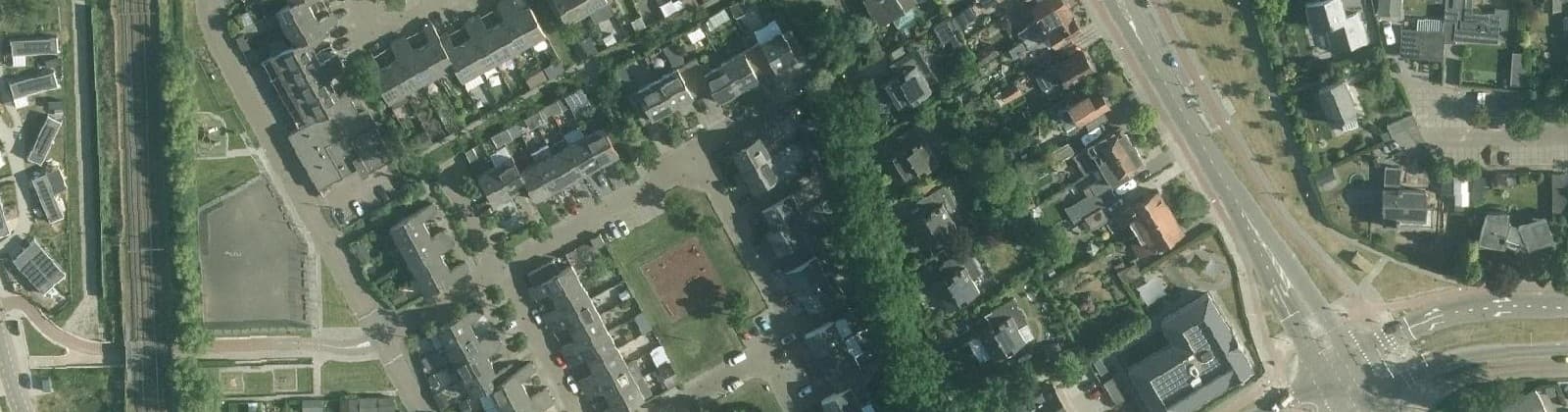 Luchtfoto van Langeweg