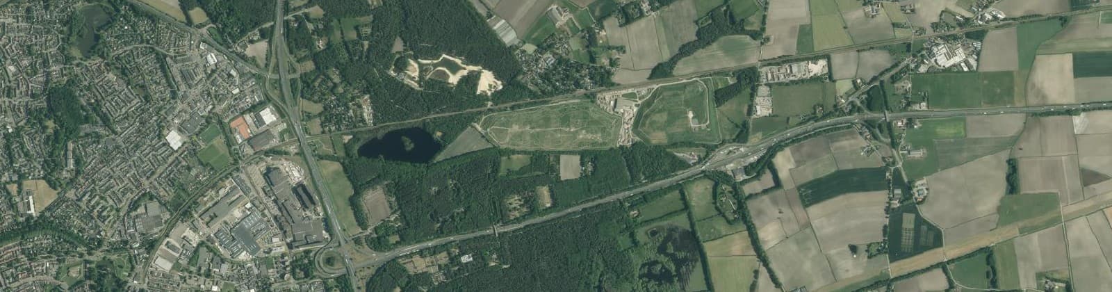 Luchtfoto van Buitengebied-Oost