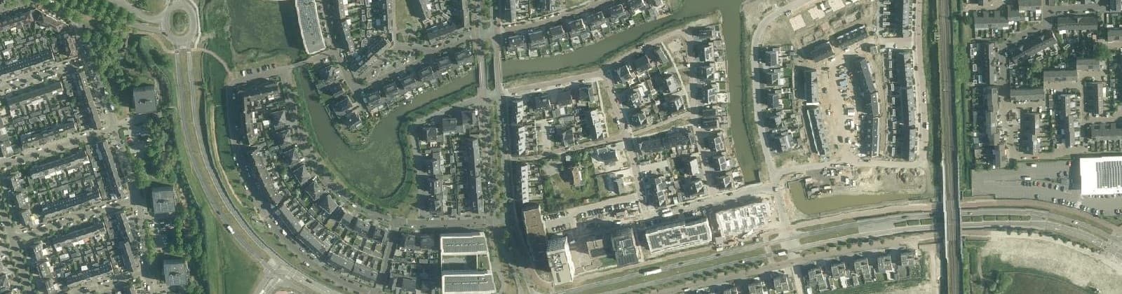 Luchtfoto van De Markiezaten
