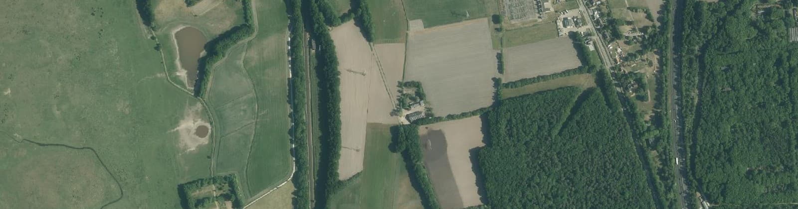 Luchtfoto van Augustapolder