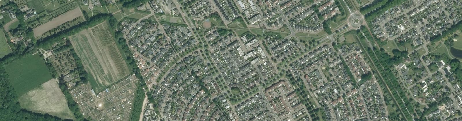 Luchtfoto van Heuveleind