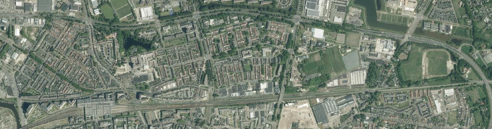 Luchtfoto van Doornbos-Linie