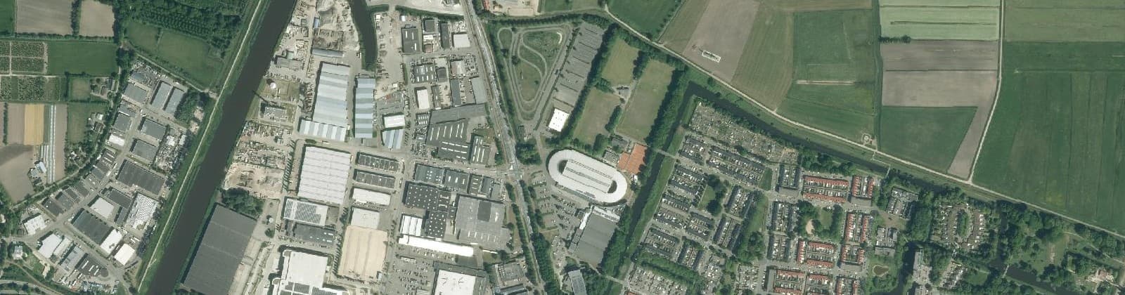 Luchtfoto van Krogten