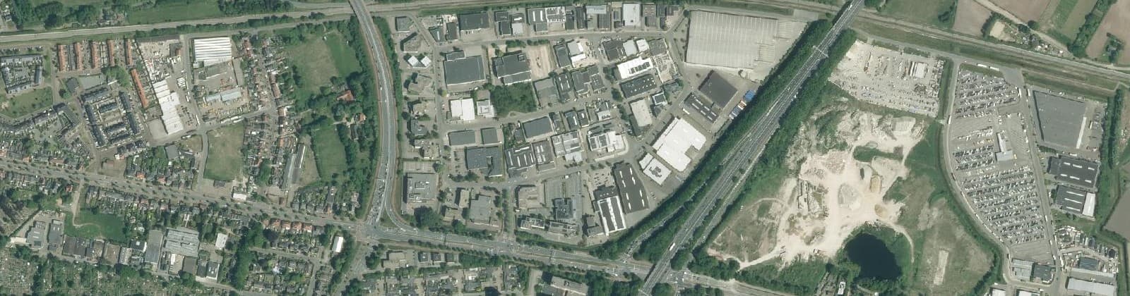 Luchtfoto van Moleneind-oost