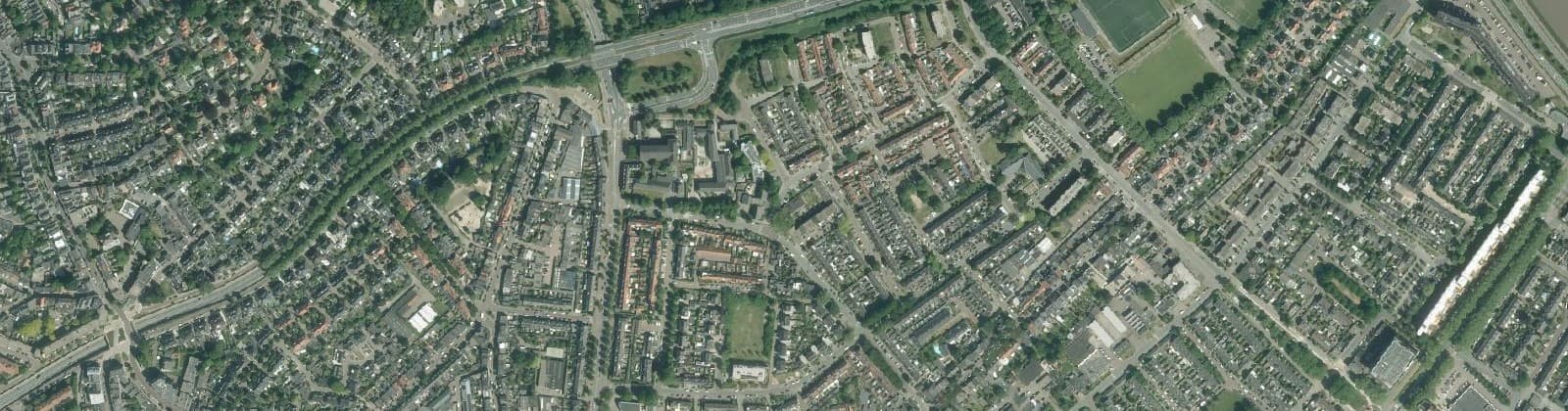 Luchtfoto van Blauwe Kei