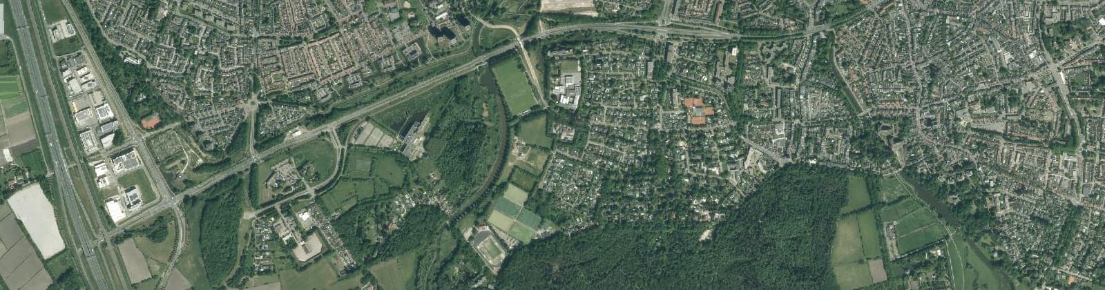 Luchtfoto van Ruitersbos