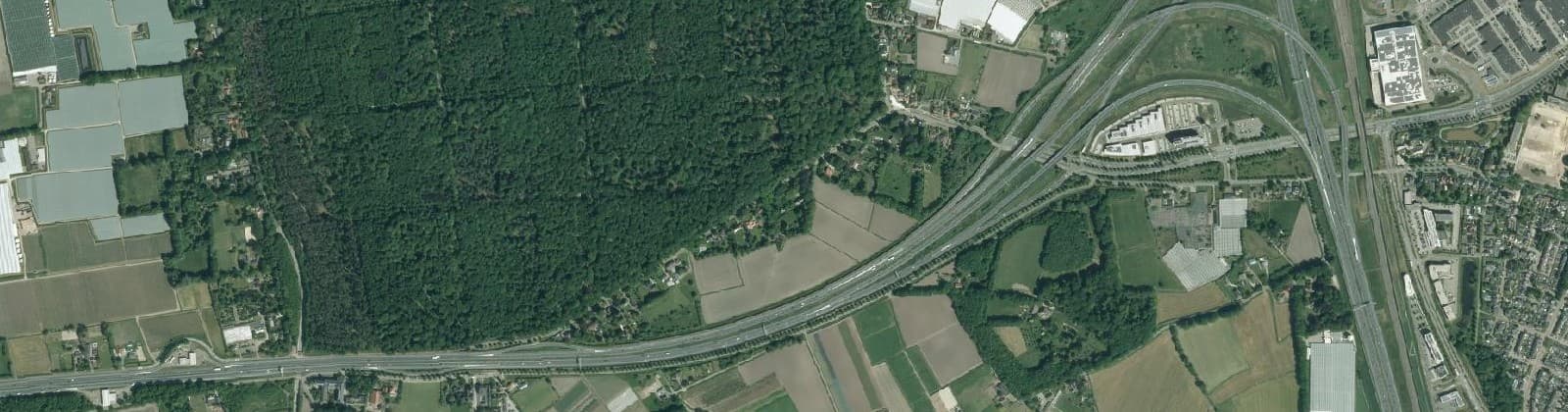 Luchtfoto van Liesbos