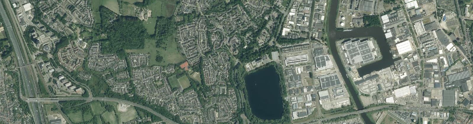 Luchtfoto van Emer