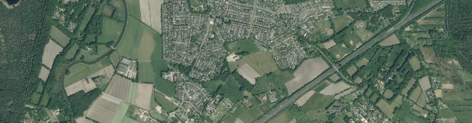 Luchtfoto van Buitengebied Ulvenhout