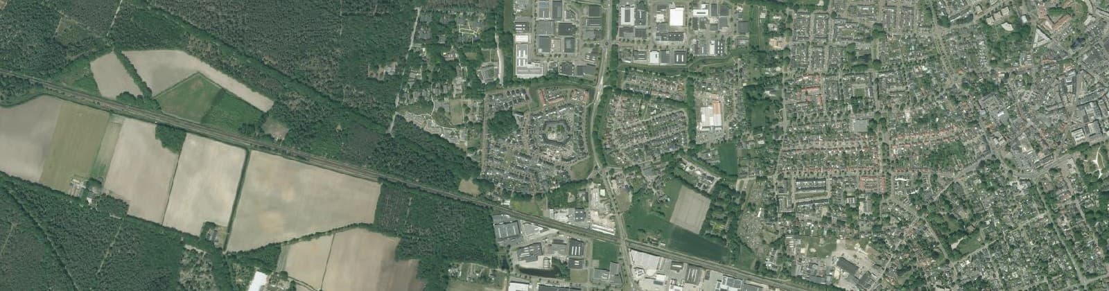 Luchtfoto van De Vennen