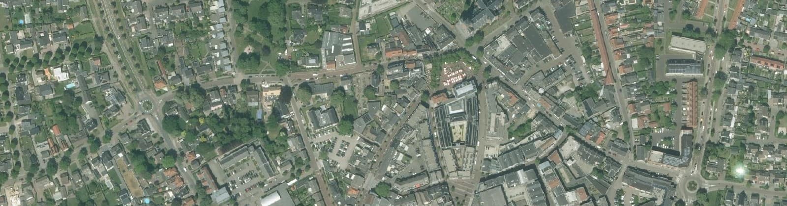 Luchtfoto van Deurne Centrum