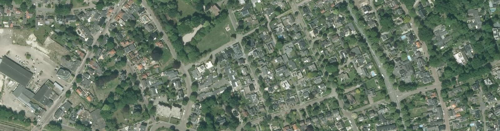 Luchtfoto van Stationsbuurt