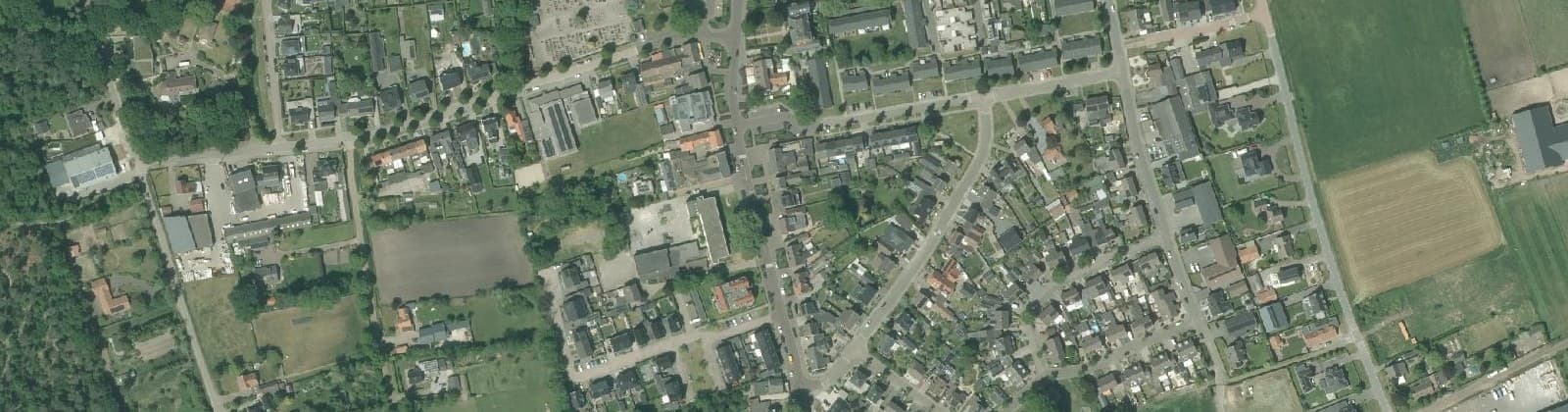 Luchtfoto van Neerkant kern