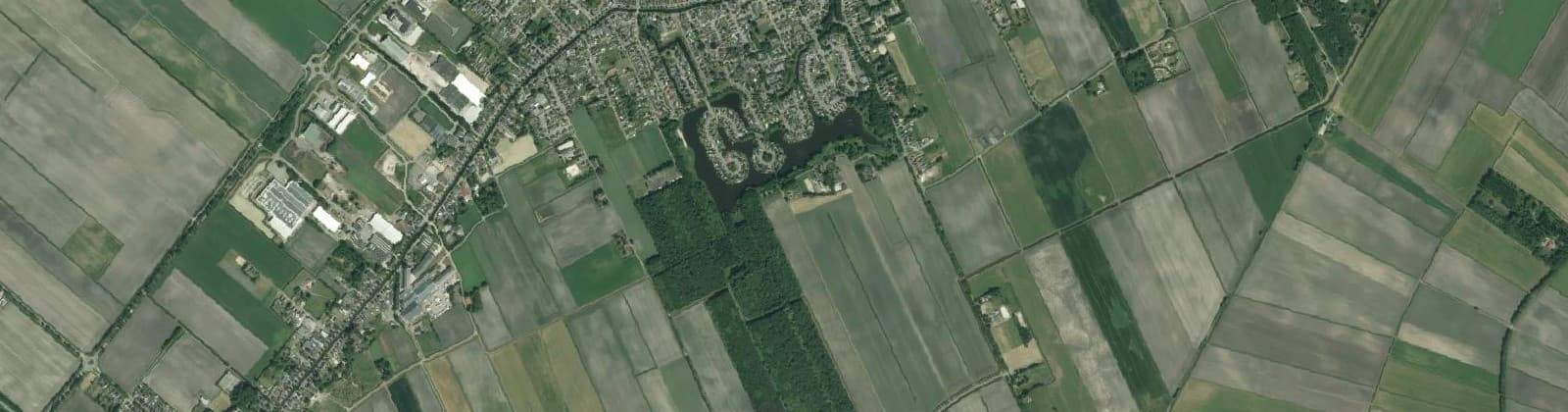 Luchtfoto van Oude Pekela