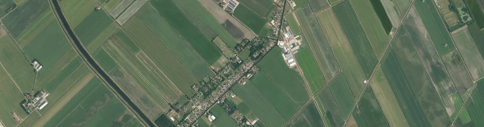 Luchtfoto van Boven-Pekela