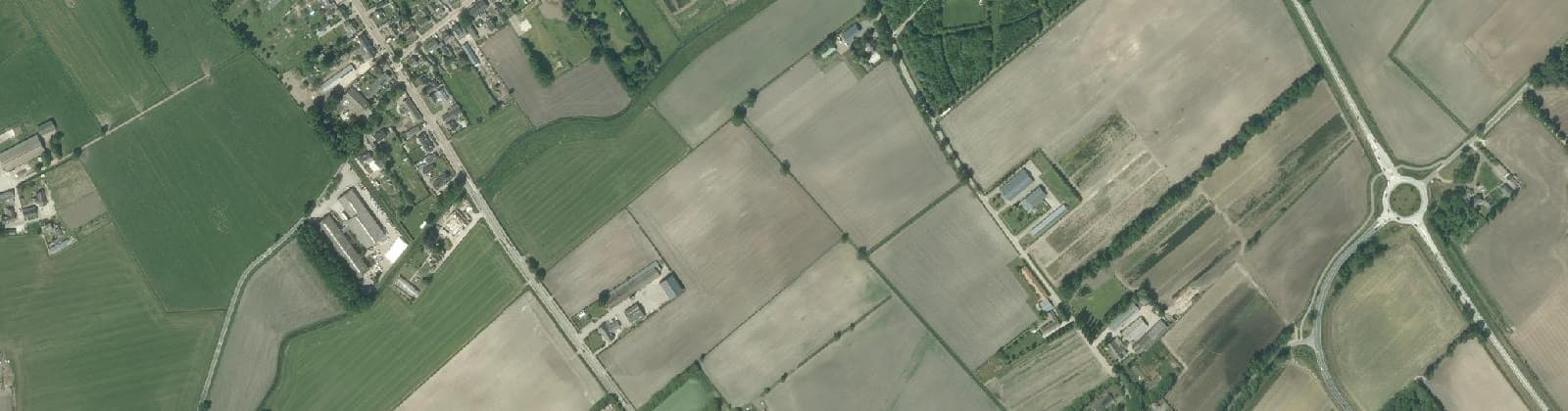 Luchtfoto van Stokkelen en Hoogstraat