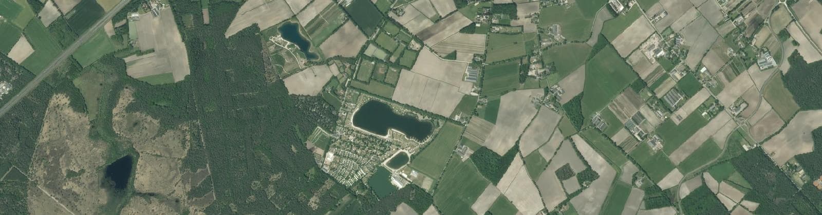 Luchtfoto van Verspreide huizen Eersel