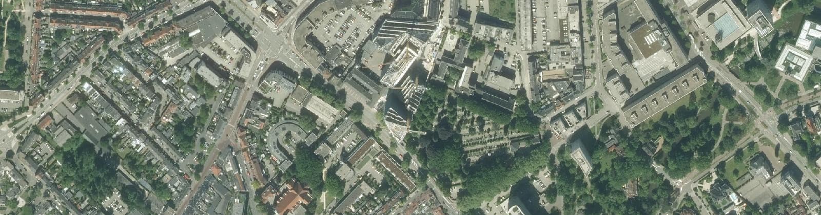Luchtfoto van Bergen