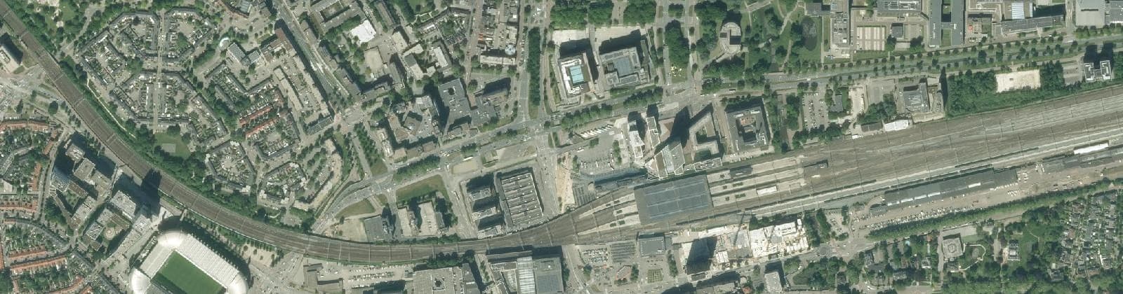 Luchtfoto van Fellenoord