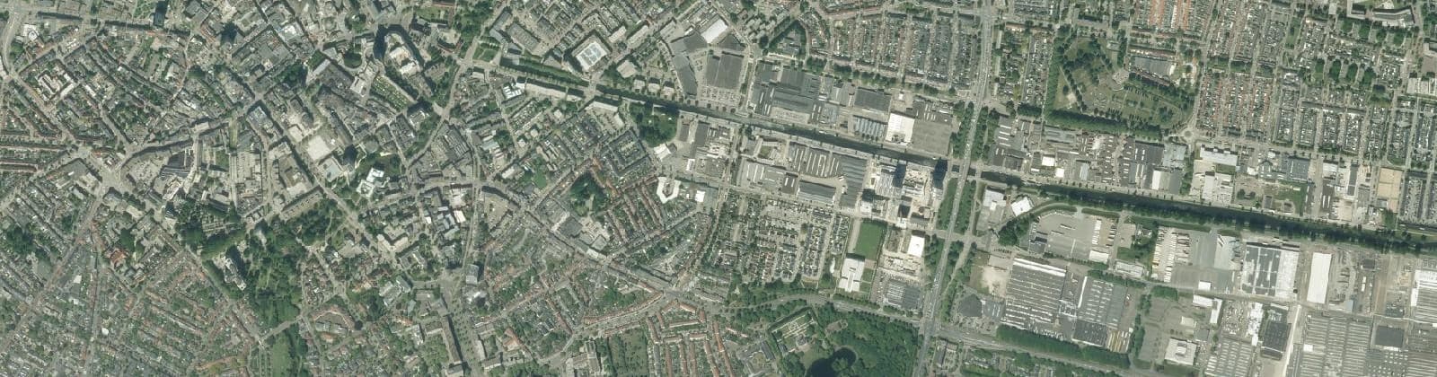 Luchtfoto van Irisbuurt