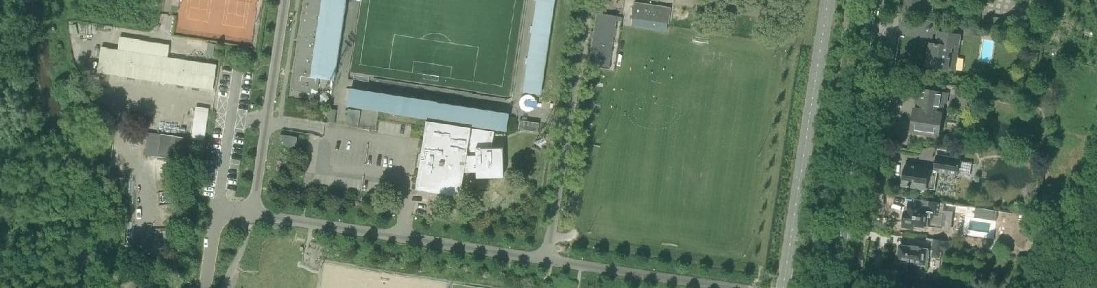Luchtfoto van Sportpark Aalsterweg