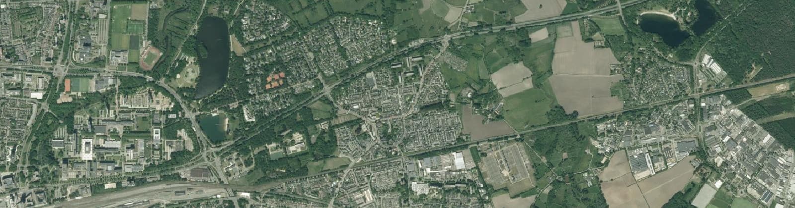 Luchtfoto van 't Hofke