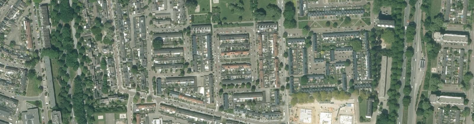 Luchtfoto van Generalenbuurt