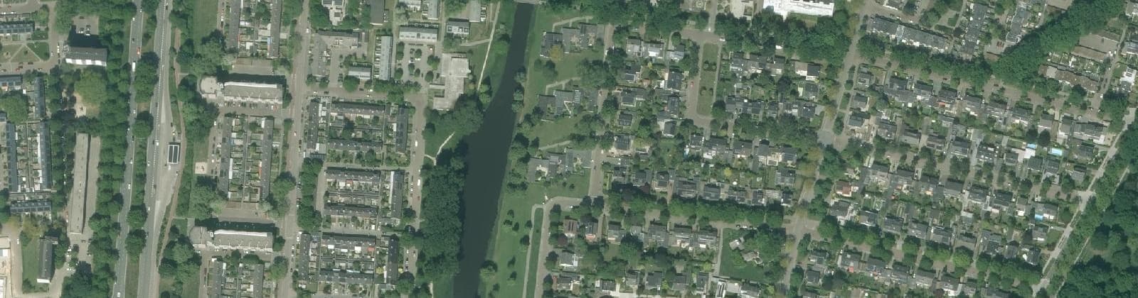 Luchtfoto van Oude Gracht-West