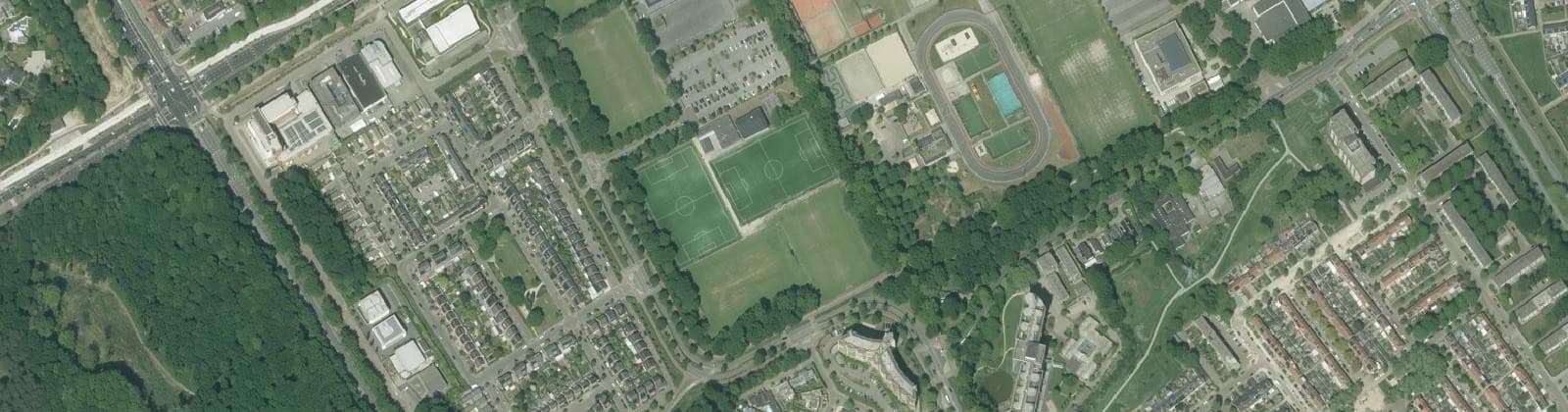 Luchtfoto van Driehoeksbos