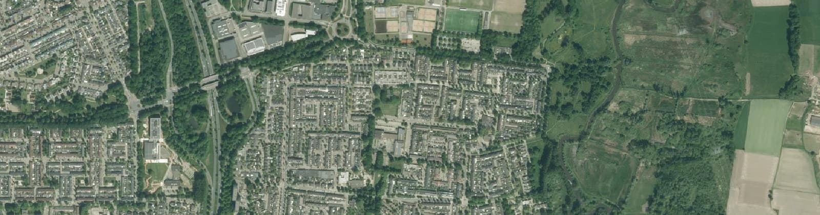 Luchtfoto van Heesterakker