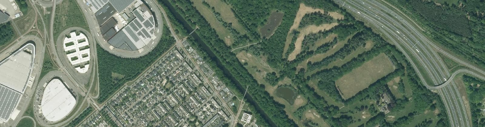 Luchtfoto van Meerbos