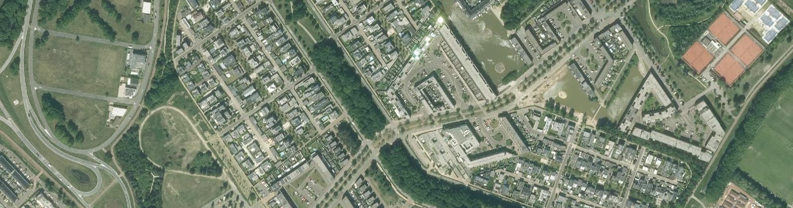 Luchtfoto van Waterrijk