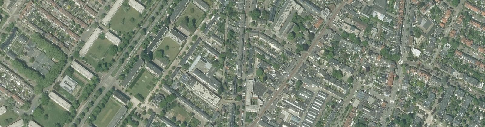 Luchtfoto van Oude Spoorbaan