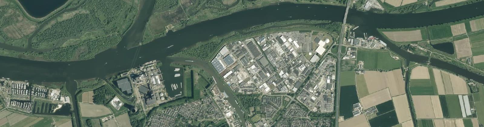 Luchtfoto van Industrieterrein Dombosch