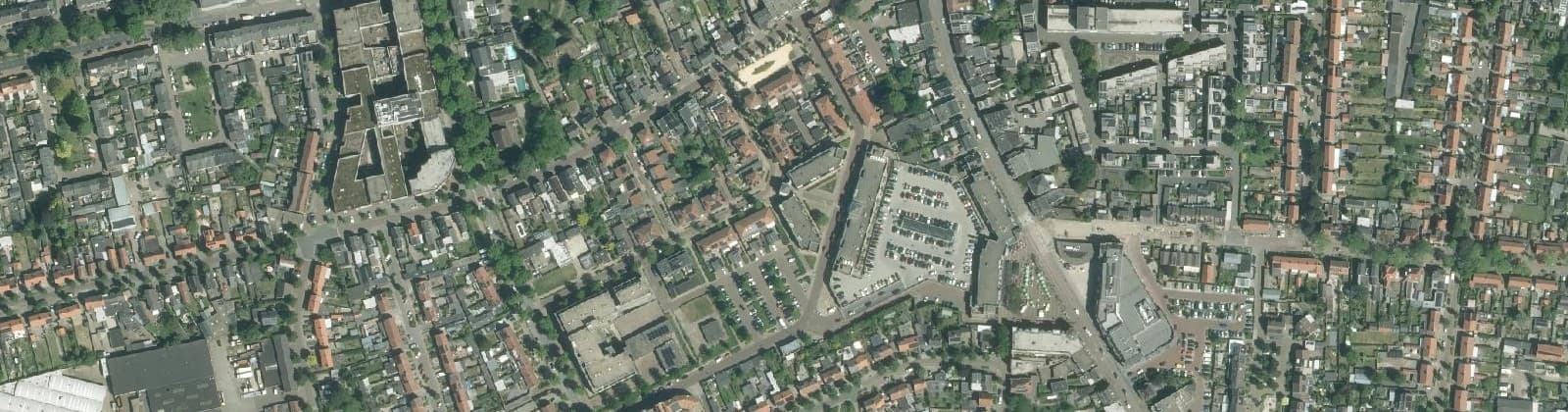 Luchtfoto van Centrumgebied West Rijen