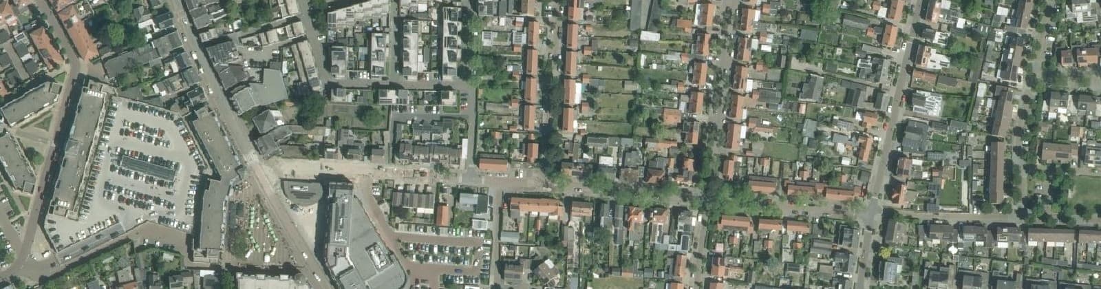 Luchtfoto van Centrumgebied Oost Rijen