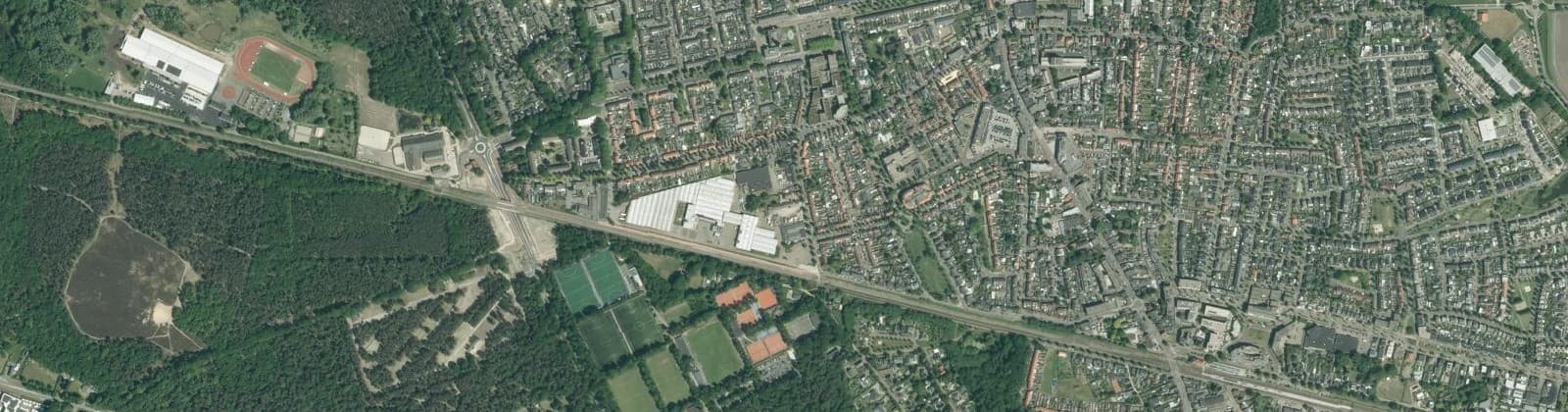 Luchtfoto van Schildersbuurt